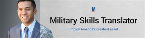 military to civilian job translator.